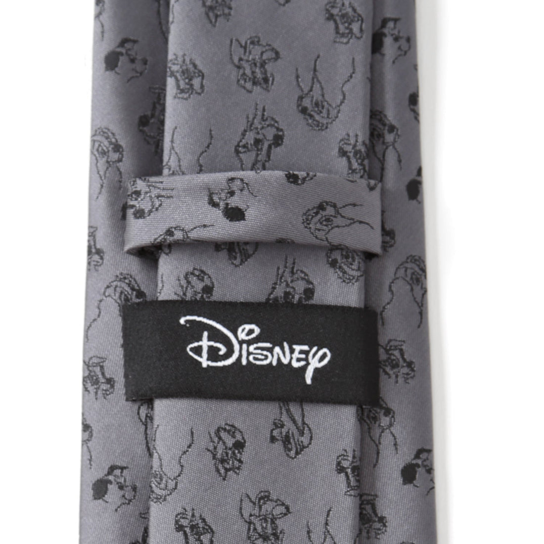 Disney Dogs Pattern Necktie in Iron Gray - Image 5