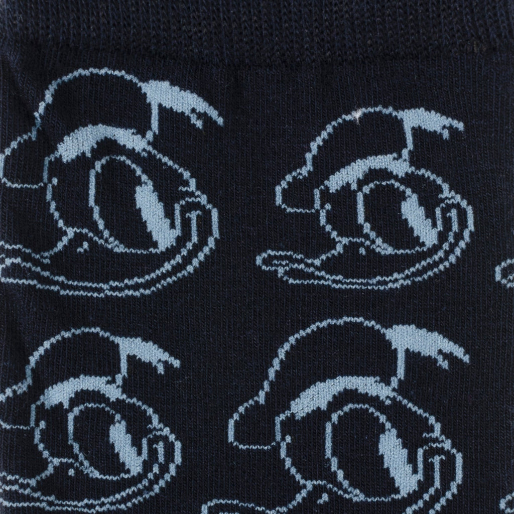 Disney Donald Duck Patterned Blue Socks and Mickey Mouse Pin Set - Image 3
