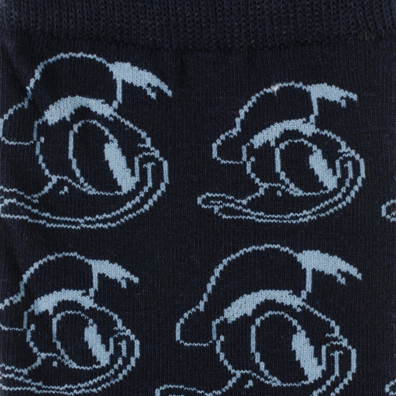 Disney Donald Duck Patterned Blue Socks and Mickey Mouse Pin Set - Image 3