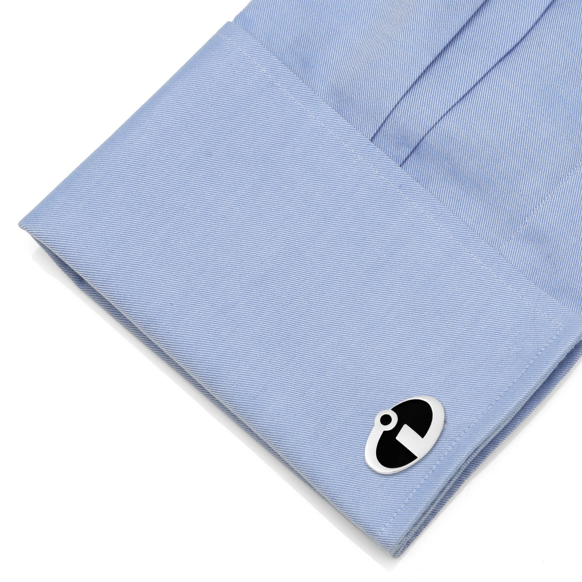 Disney Pixar The Incredibles Logo Cufflinks Black Matte Finish - Image 3