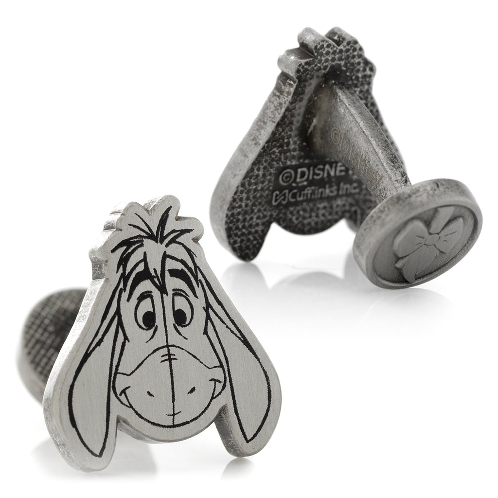 Disney Eeyore Silver Plated Cufflinks with Tail Detail - Image 2