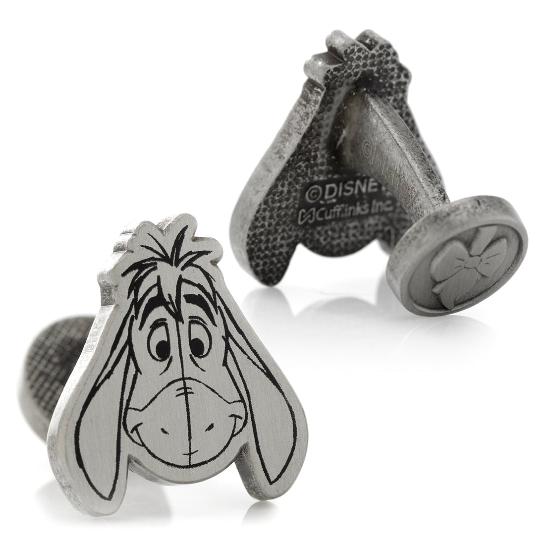 Disney Eeyore Silver Plated Cufflinks with Tail Detail - Image 2