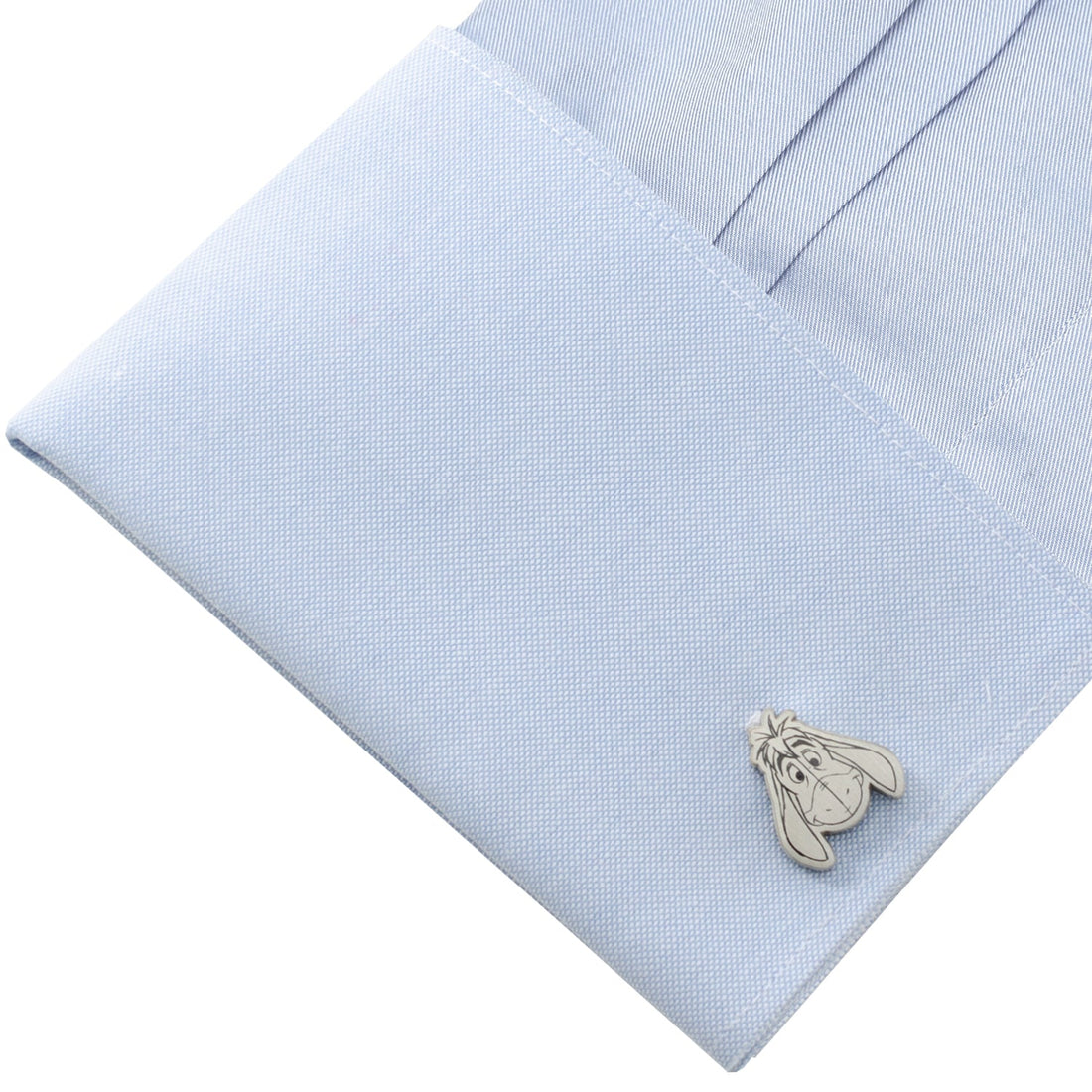 Disney Eeyore Silver Plated Cufflinks with Tail Detail - Image 3