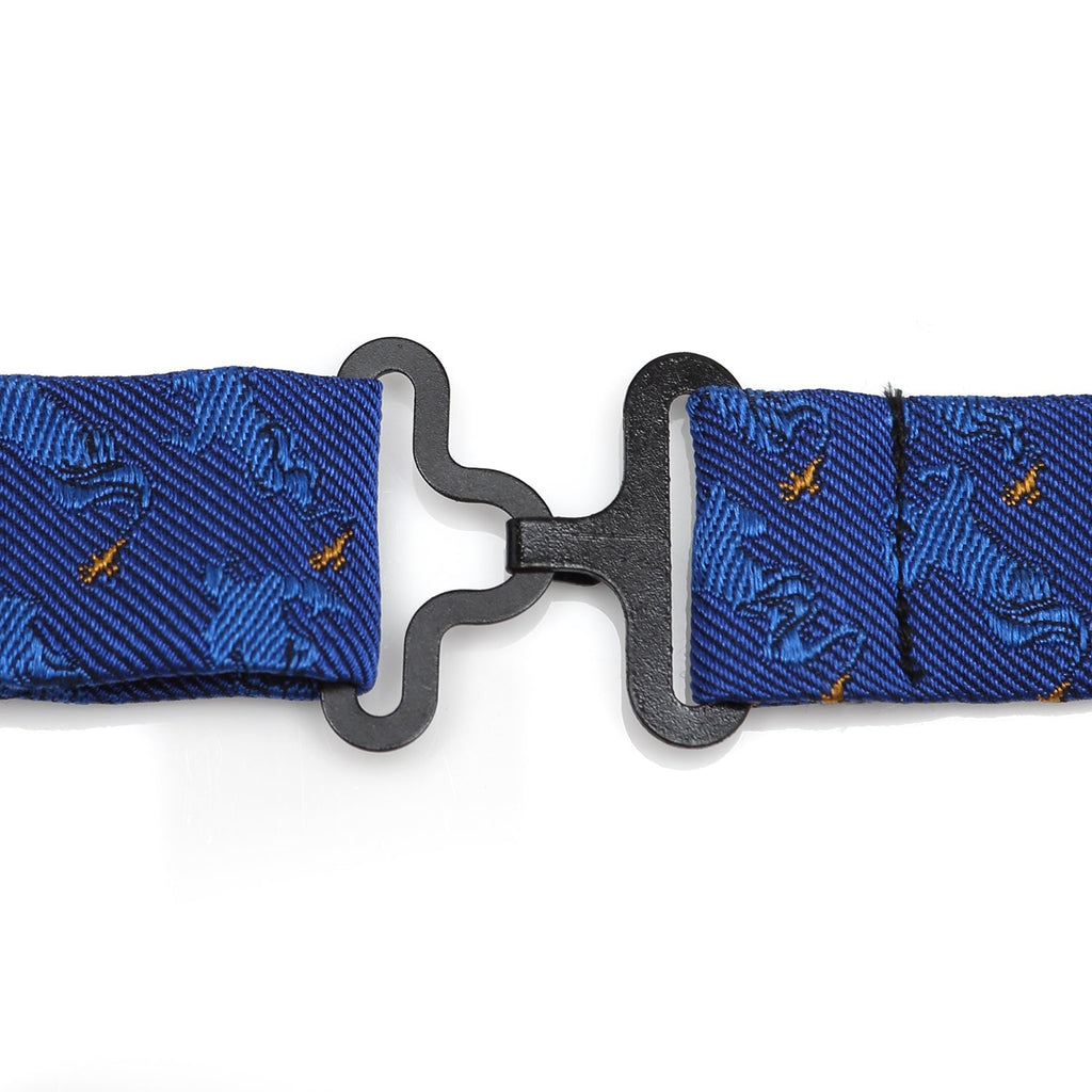 Disney Aladdin Genie Scattered Blue Boys Bow Tie - Image 3