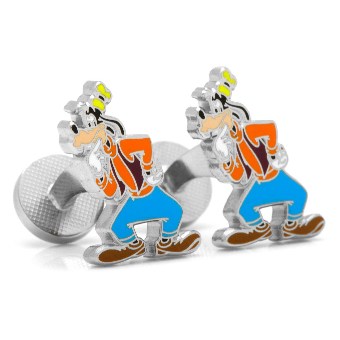 Disney Goofy Character Cufflinks in Silver Tone - Image 2