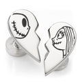 Disney The Nightmare Before Christmas Jack & Sally 'Simply Meant to Be' Cufflinks