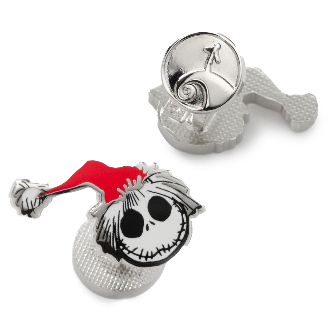 Jack Skellington Santa Hat Nightmare Before Christmas Cufflinks - Image 3