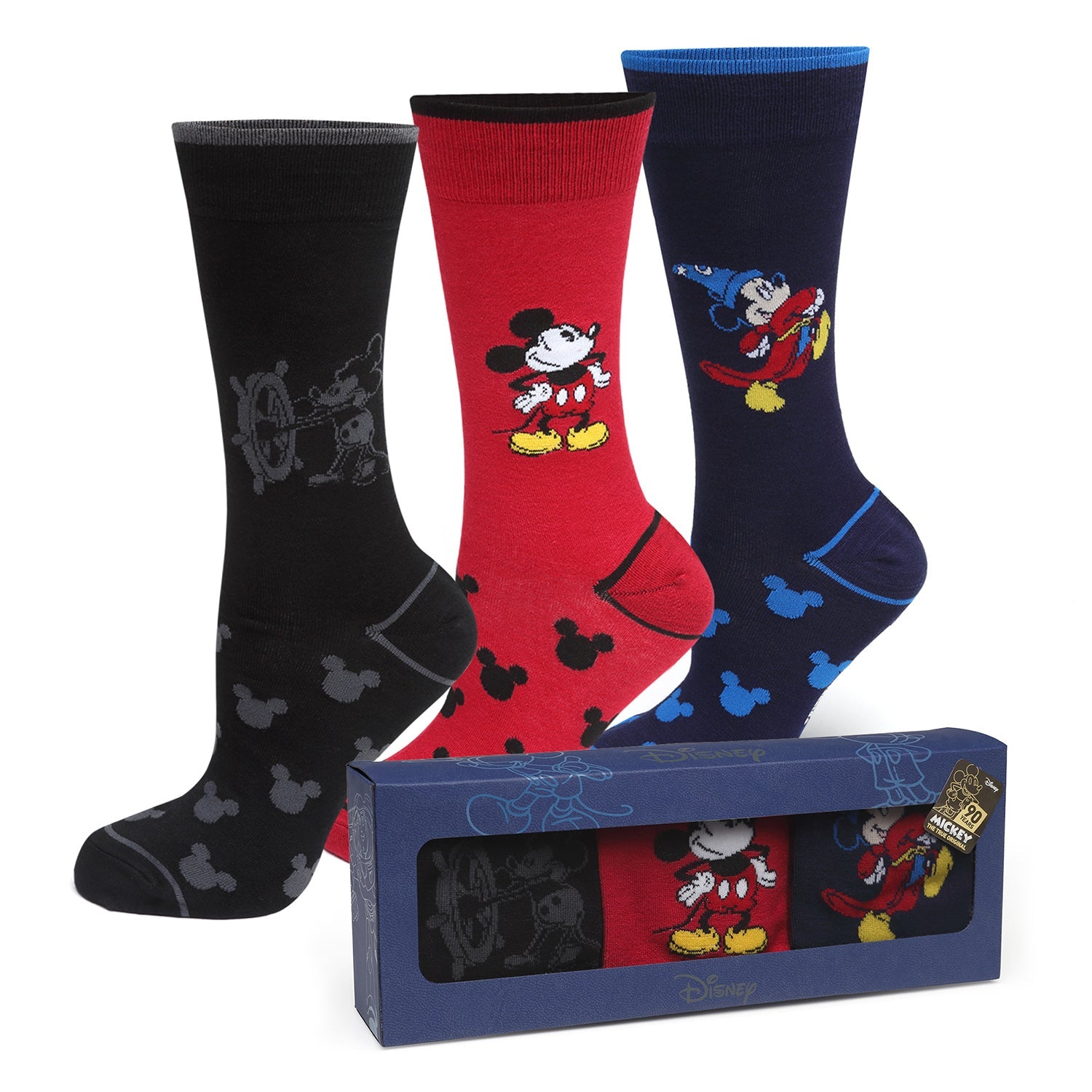 Mickey Mouse 90th Anniversary Gift Set with Socks and Lapel Pin - Image 2