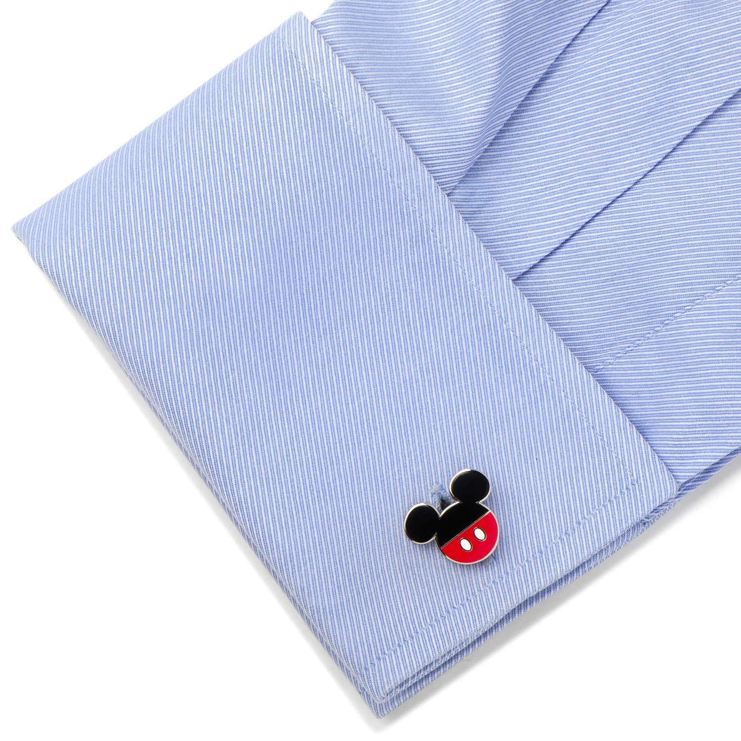 Disney Mickey Mouse Pants Cufflinks in Red Black and Silver - Image 3