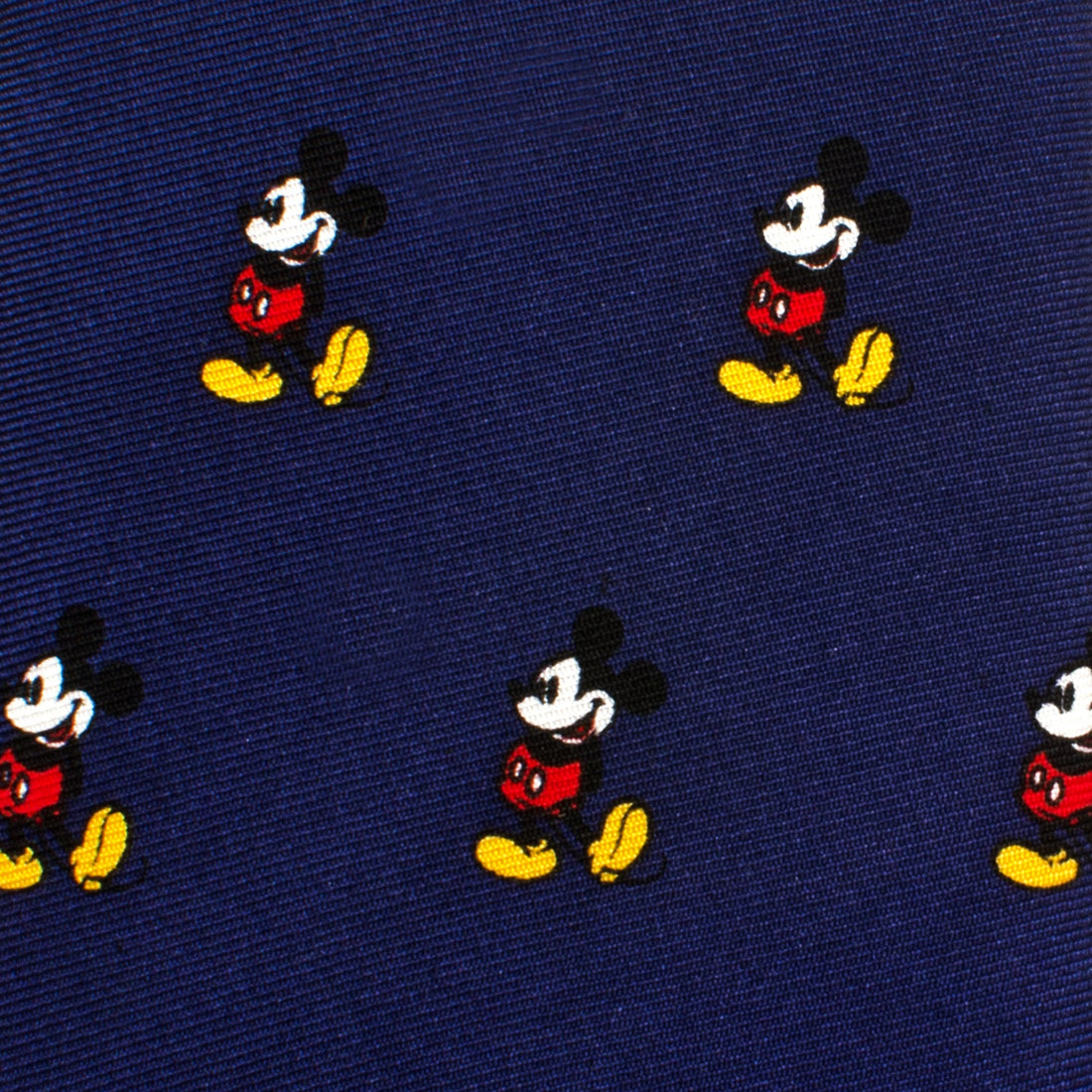 Boys' Navy Mickey Mouse Classic Character Zipper Tie - Image 2