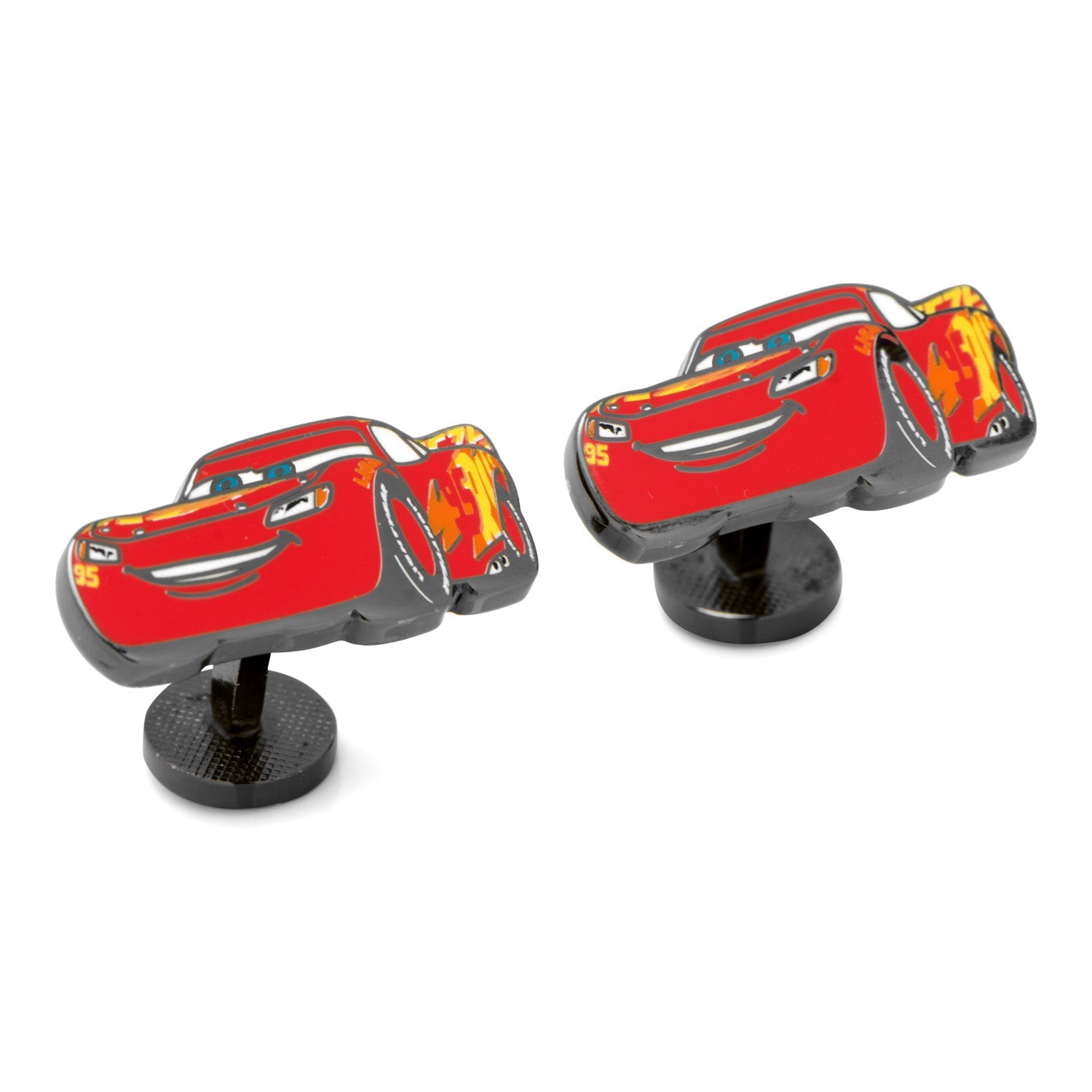Disney Pixar Cars Lightning McQueen Enamel Cufflinks - Image 2