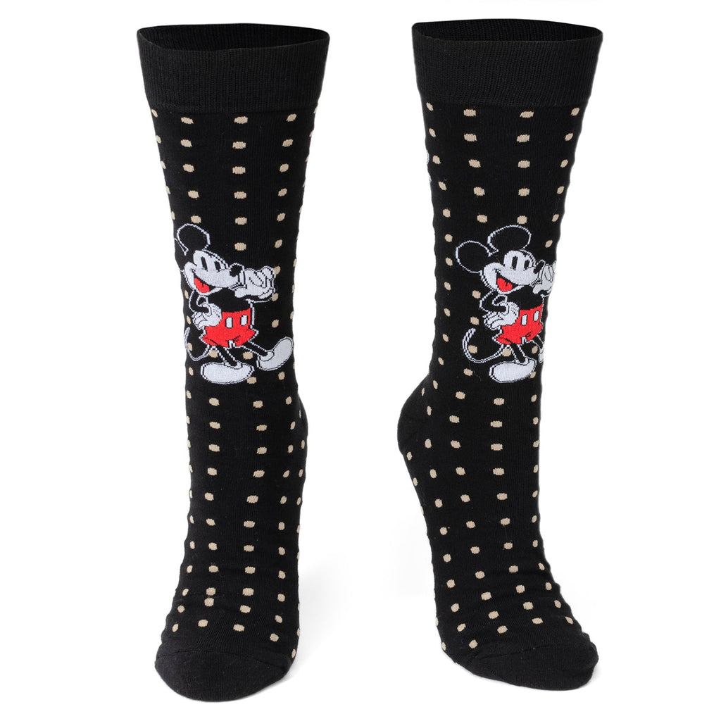 Disney Mickey Mouse Dot Socks and Blue Lapel Pin Gift Set - Image 2