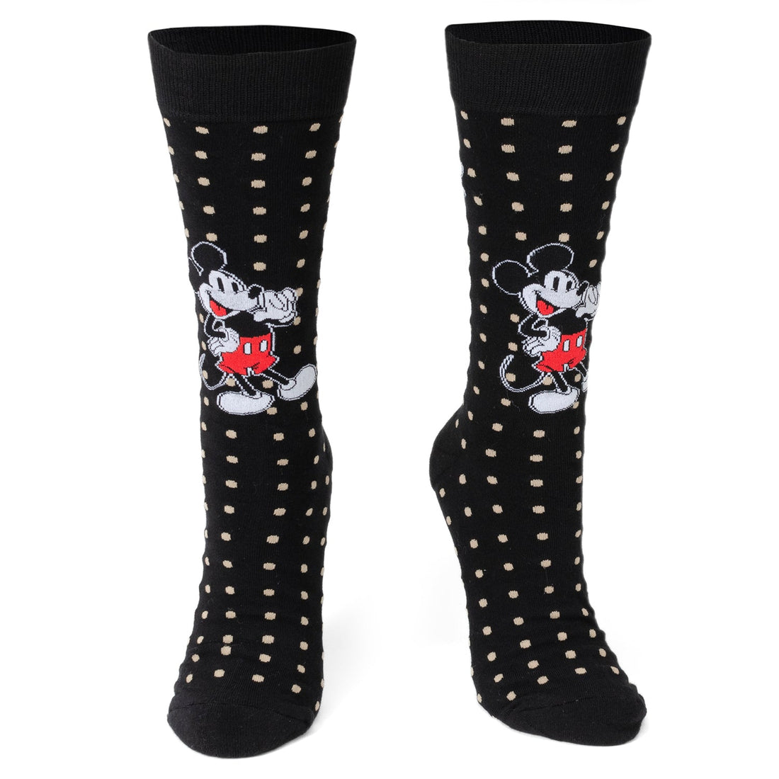 Disney Mickey Mouse Dot Socks and Blue Lapel Pin Gift Set - Image 2