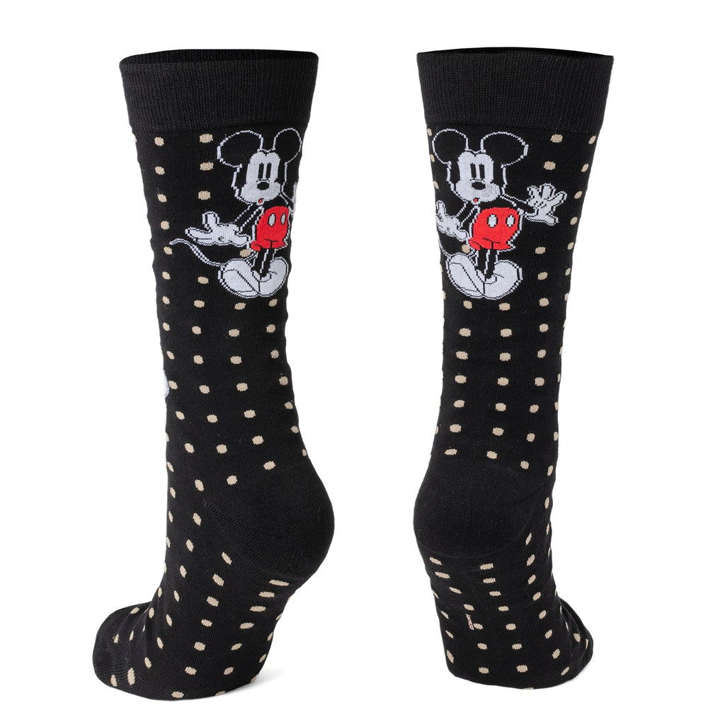 Disney Mickey Mouse Dot Socks and Blue Lapel Pin Gift Set - Image 3