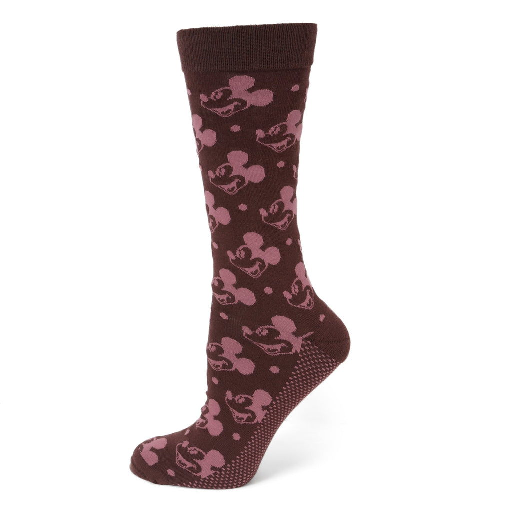 Disney Mickey Mouse Pattern Socks and Lapel Pin Gift Set - Image 2