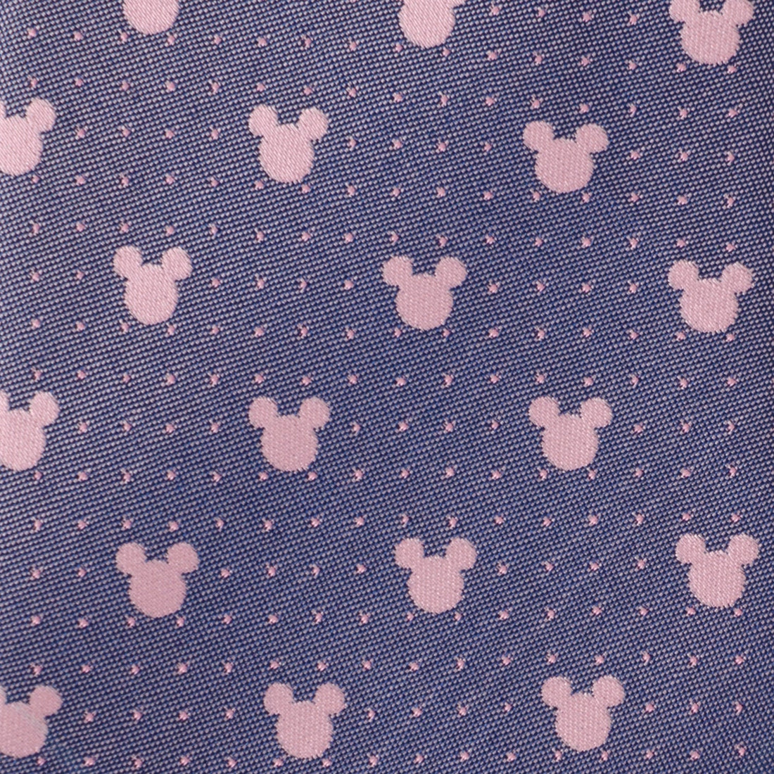 Disney Mickey Mouse Print Necktie in Purple and Pink - Image 4