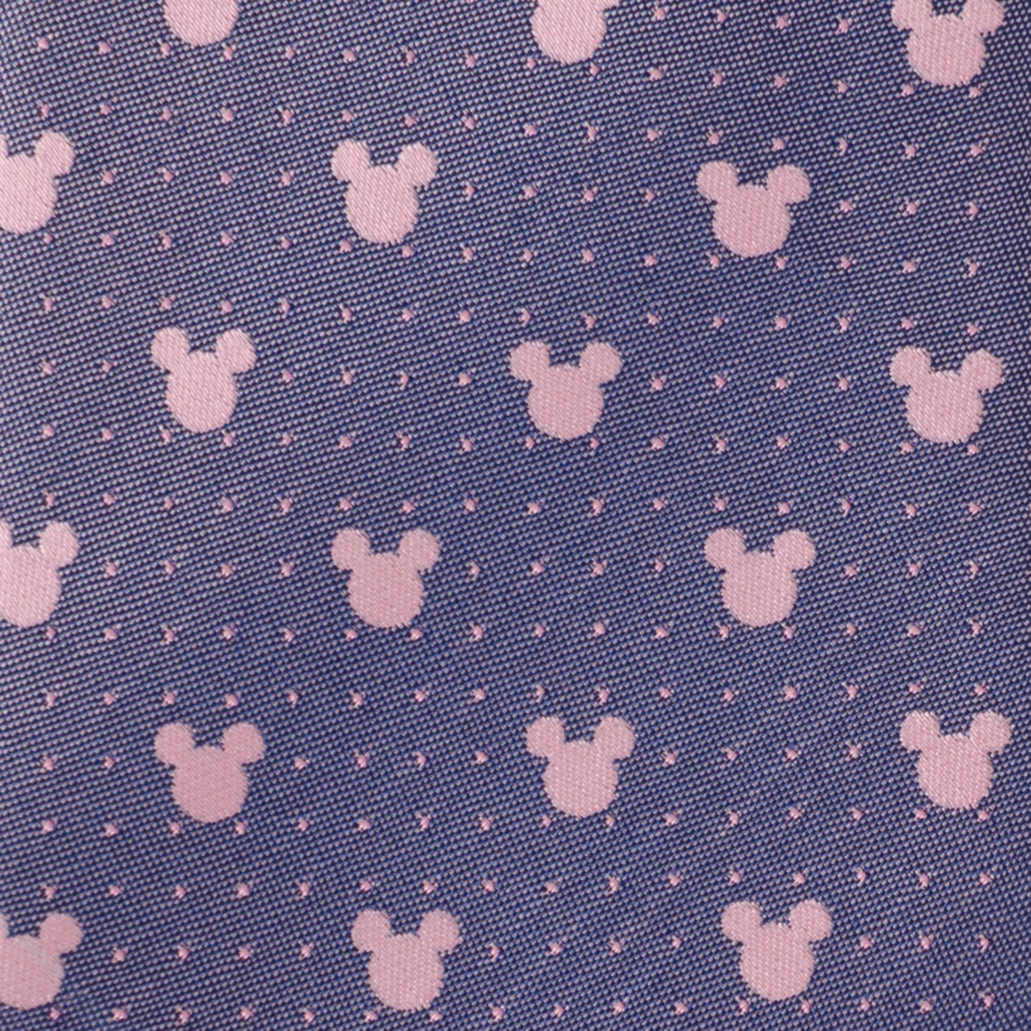 Disney Mickey Mouse Print Necktie in Purple and Pink - Image 4