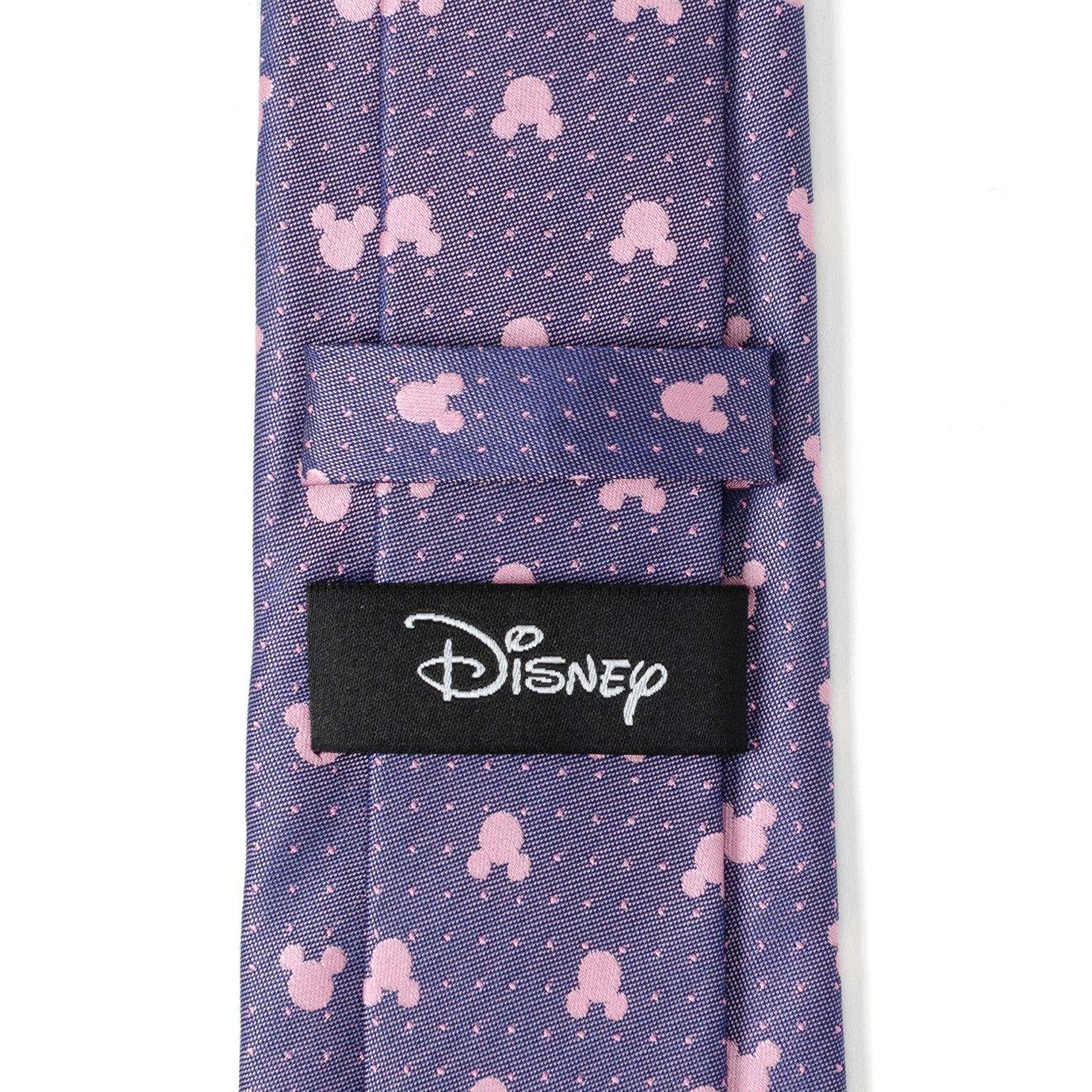 Disney Mickey Mouse Print Necktie in Purple and Pink - Image 5