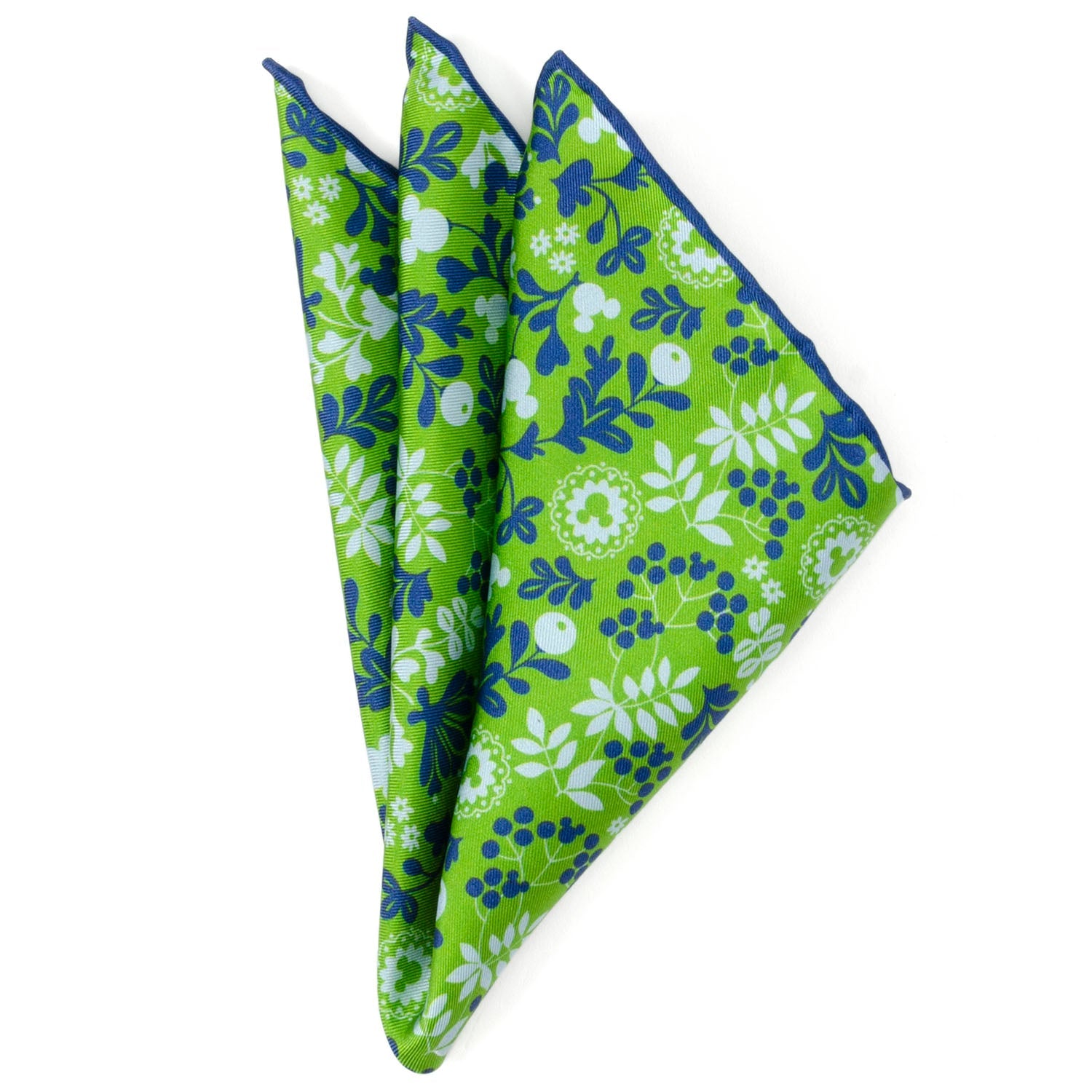 Disney Mickey Mouse Floral Green Pocket Square - Image 4
