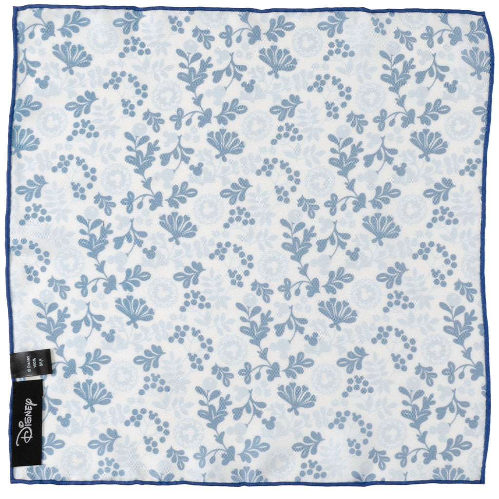 Disney Mickey Mouse Floral White Pocket Square