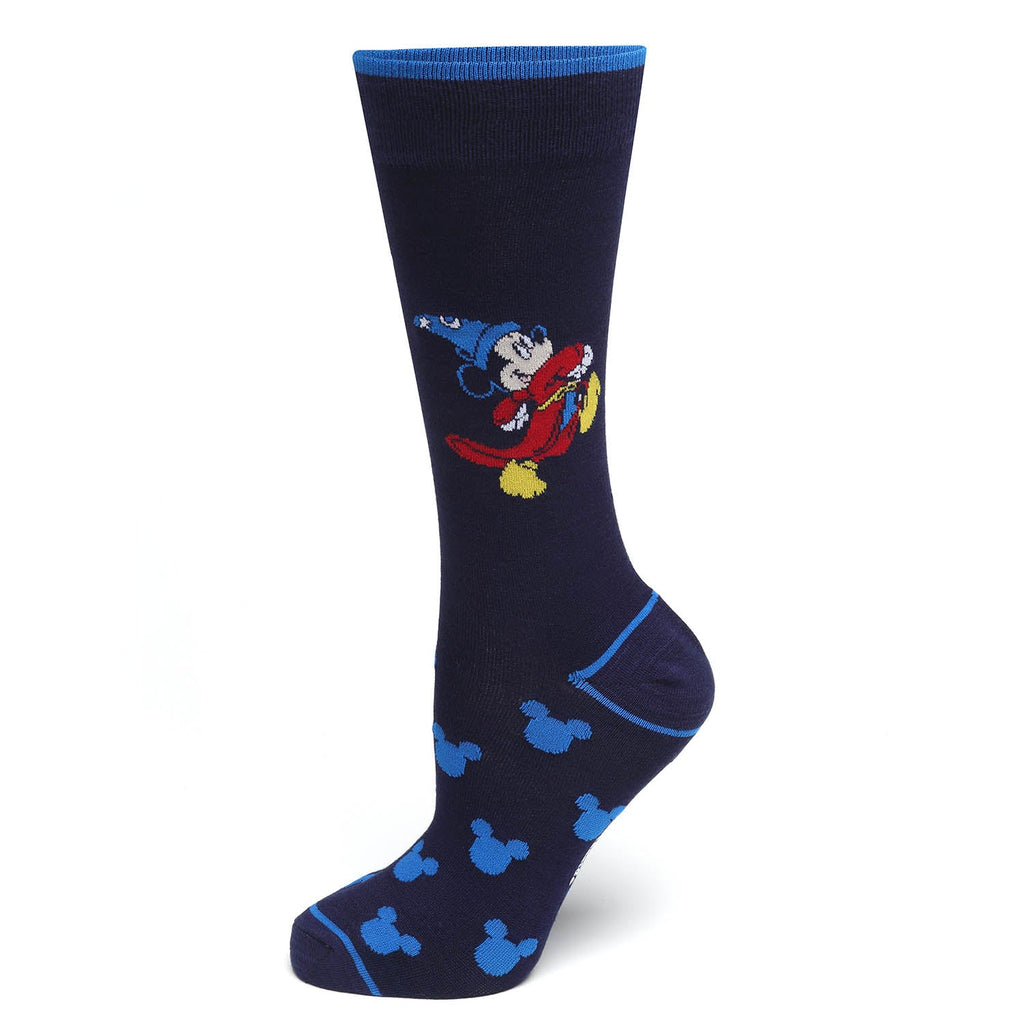 Disney Fantasia Mickey Mouse Navy Socks and Lapel Pin Gift Set - Image 2