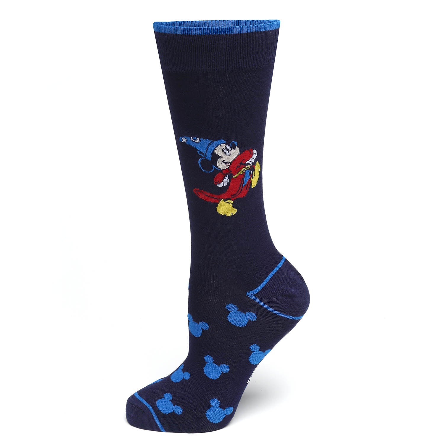 Disney Fantasia Mickey Mouse Navy Socks and Lapel Pin Gift Set - Image 2