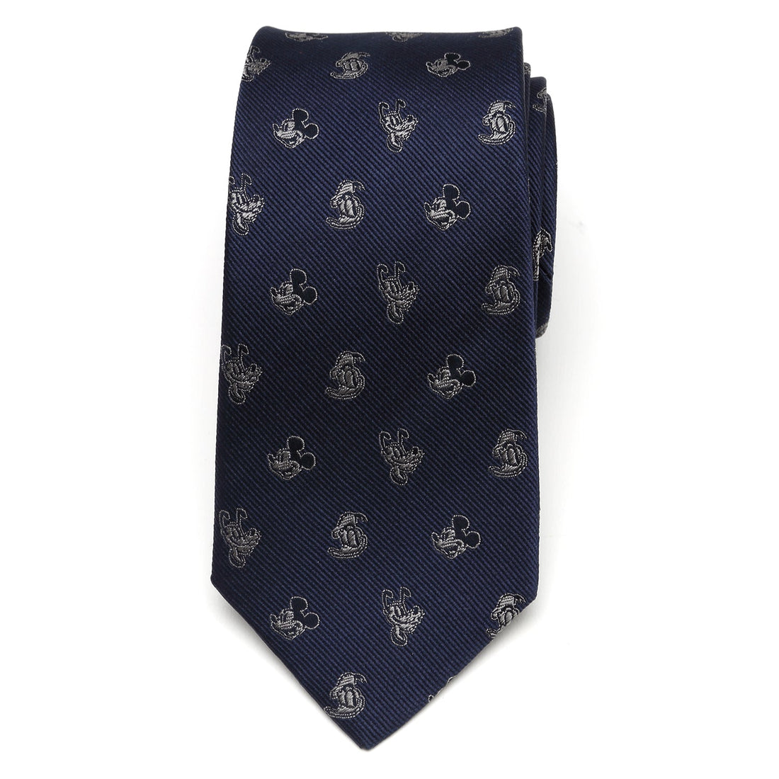 Disney Mickey and Friends Blue Silk Necktie for Men