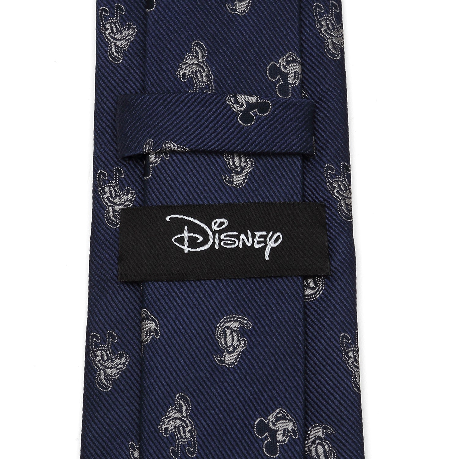 Disney Mickey and Friends Blue Silk Necktie for Men