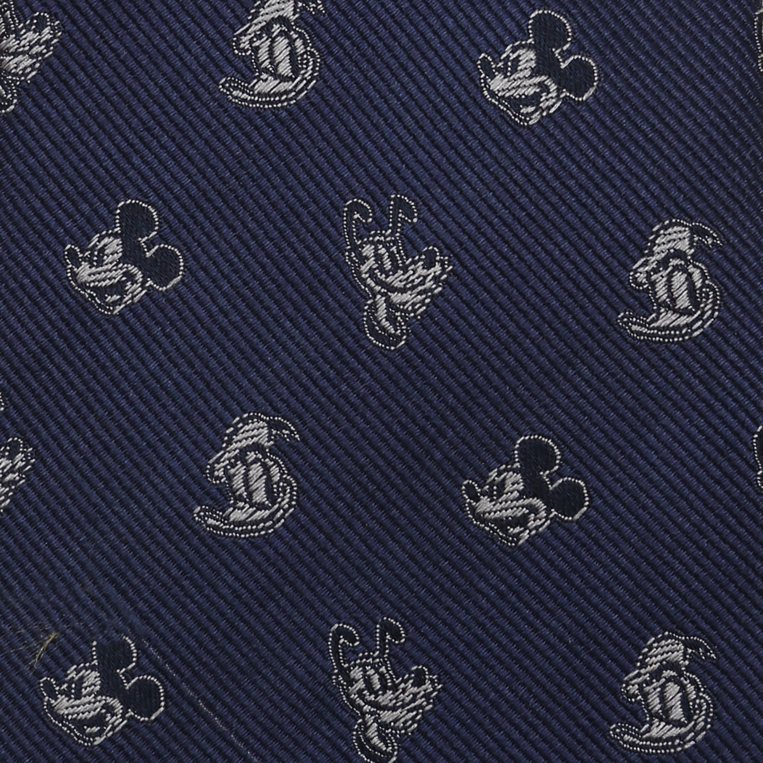 Disney Mickey and Friends Blue Silk Necktie for Men