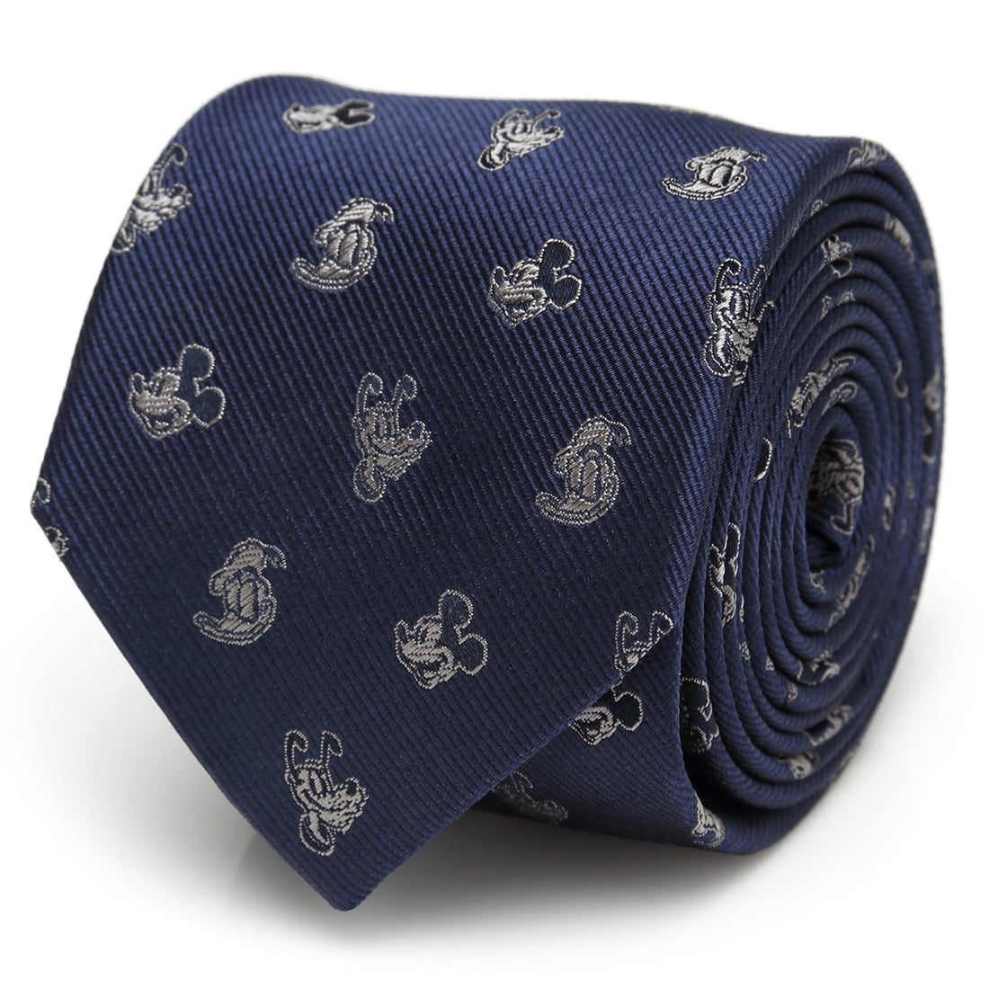 Disney Mickey and Friends Blue Silk Necktie for Men