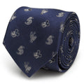 Disney Mickey and Friends Blue Silk Necktie for Men