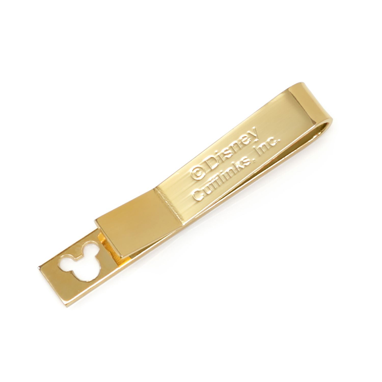 Disney Mickey Mouse Cutout Gold Tone Tie Bar - Image 3