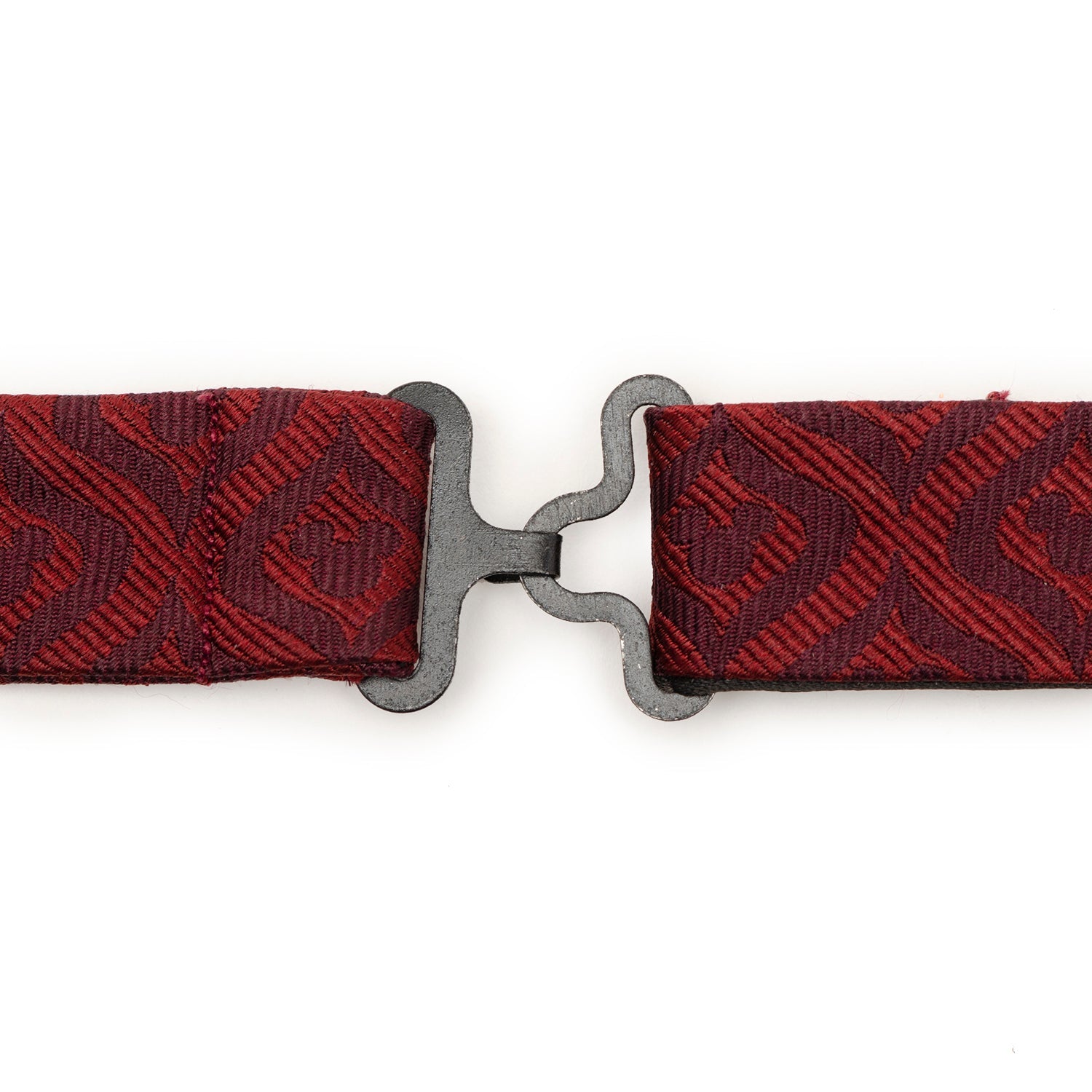 Disney Mickey Mouse Holiday Maroon Silk Bow Tie - Image 3