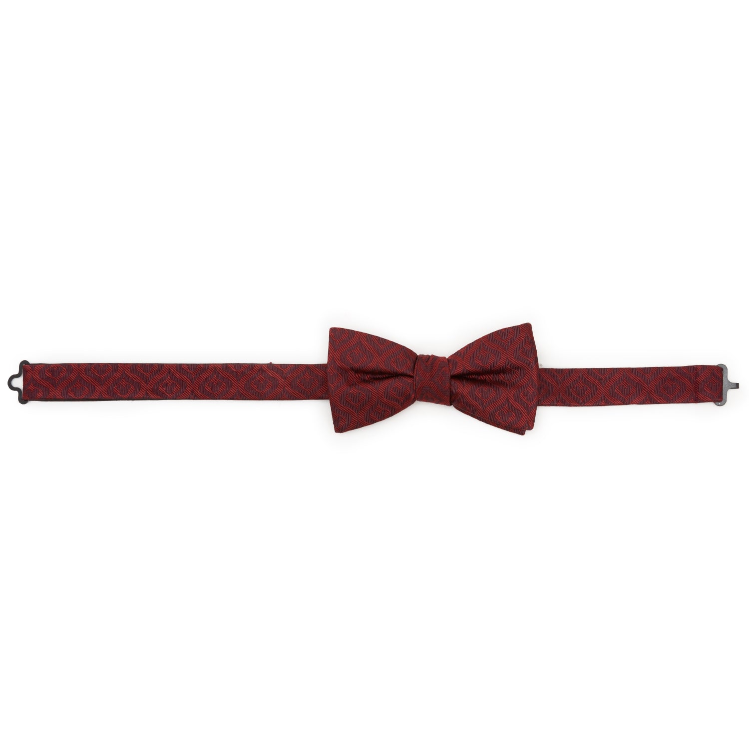 Disney Mickey Mouse Holiday Maroon Silk Bow Tie - Image 5