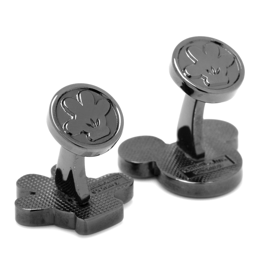 Disney Mickey Mouse Hand Black Plated Cufflinks - Image 2