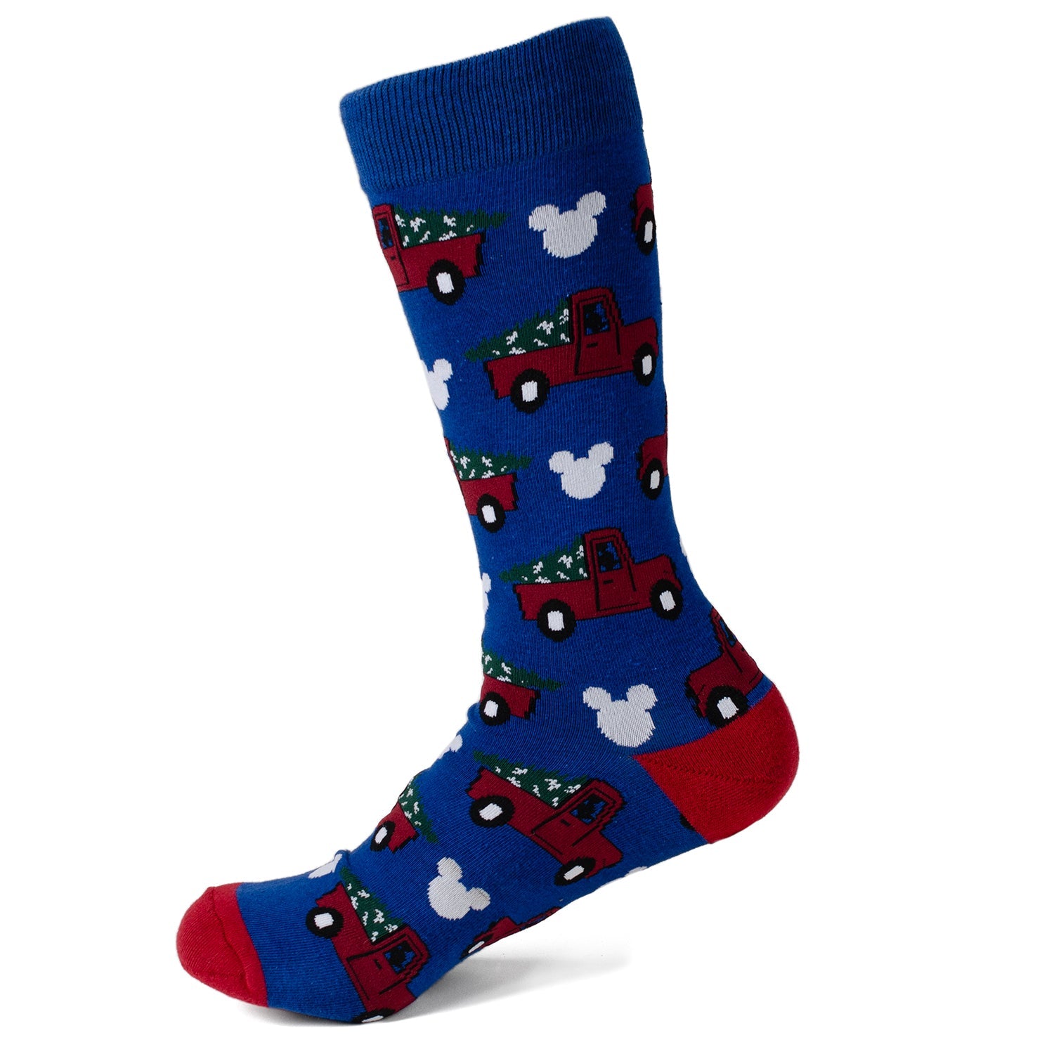 Disney Mickey Mouse Holiday Truck Socks and Lapel Pin Gift Set - Image 2