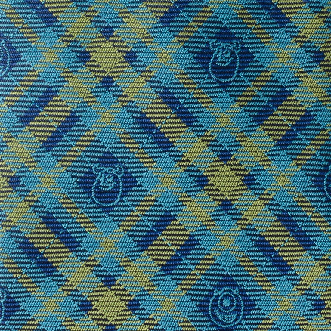 Monsters Inc. Plaid Blue and Green Character Tie - Image 4