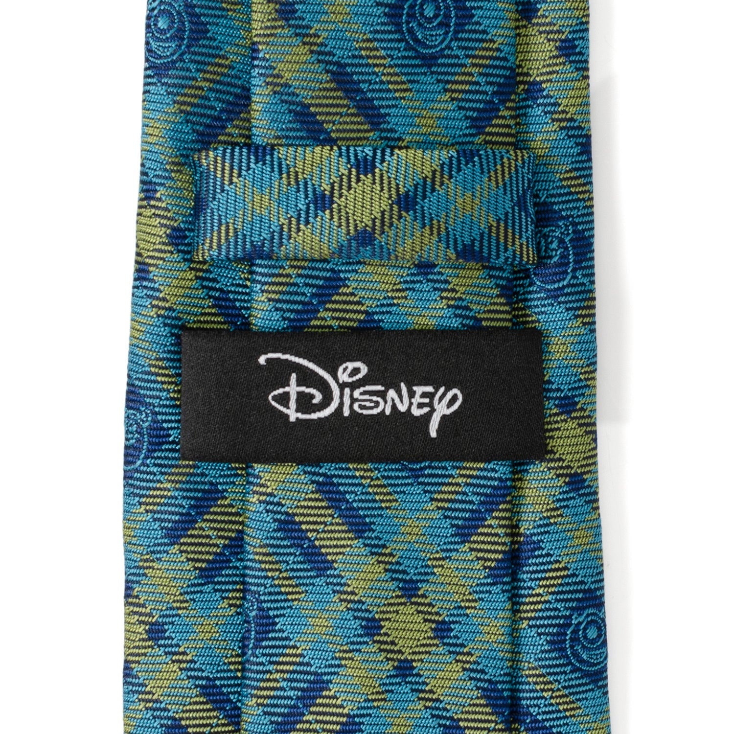 Monsters Inc. Plaid Blue and Green Character Tie - Image 5