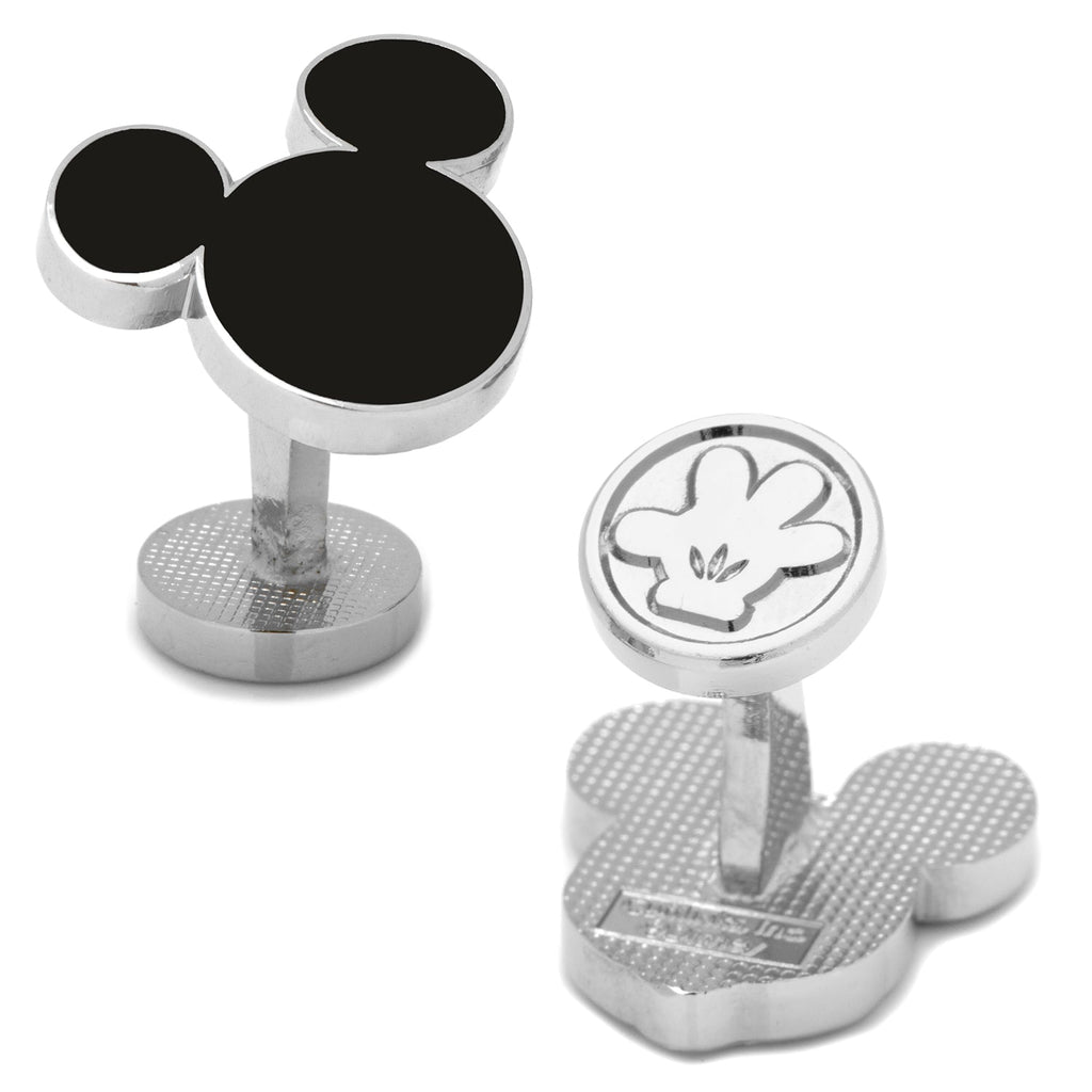 Disney Mickey Mouse Icon Black Enamel Silver-Tone Stud Set - Image 5
