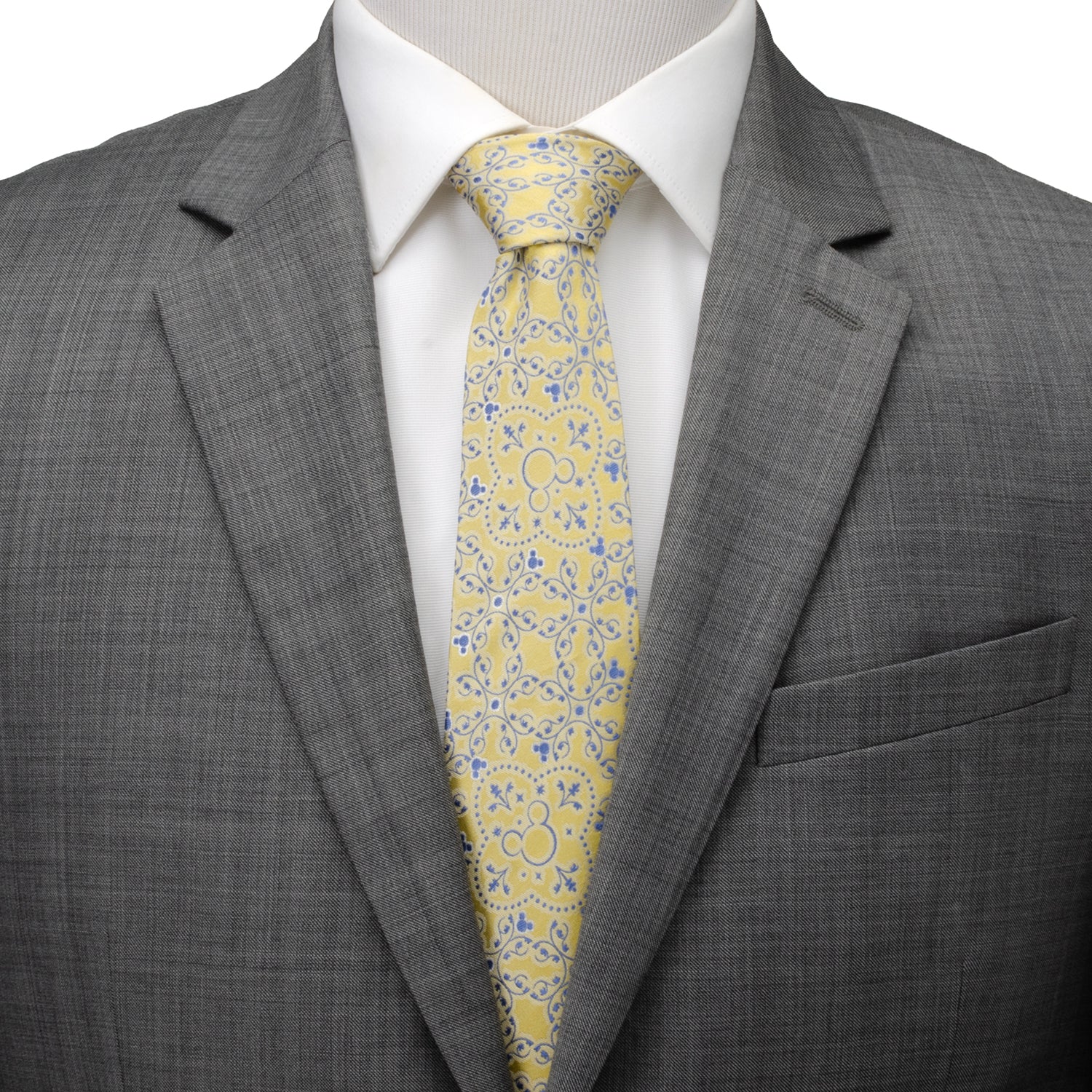 Disney Mickey Mouse Yellow Multi Men's Tie - Image 2