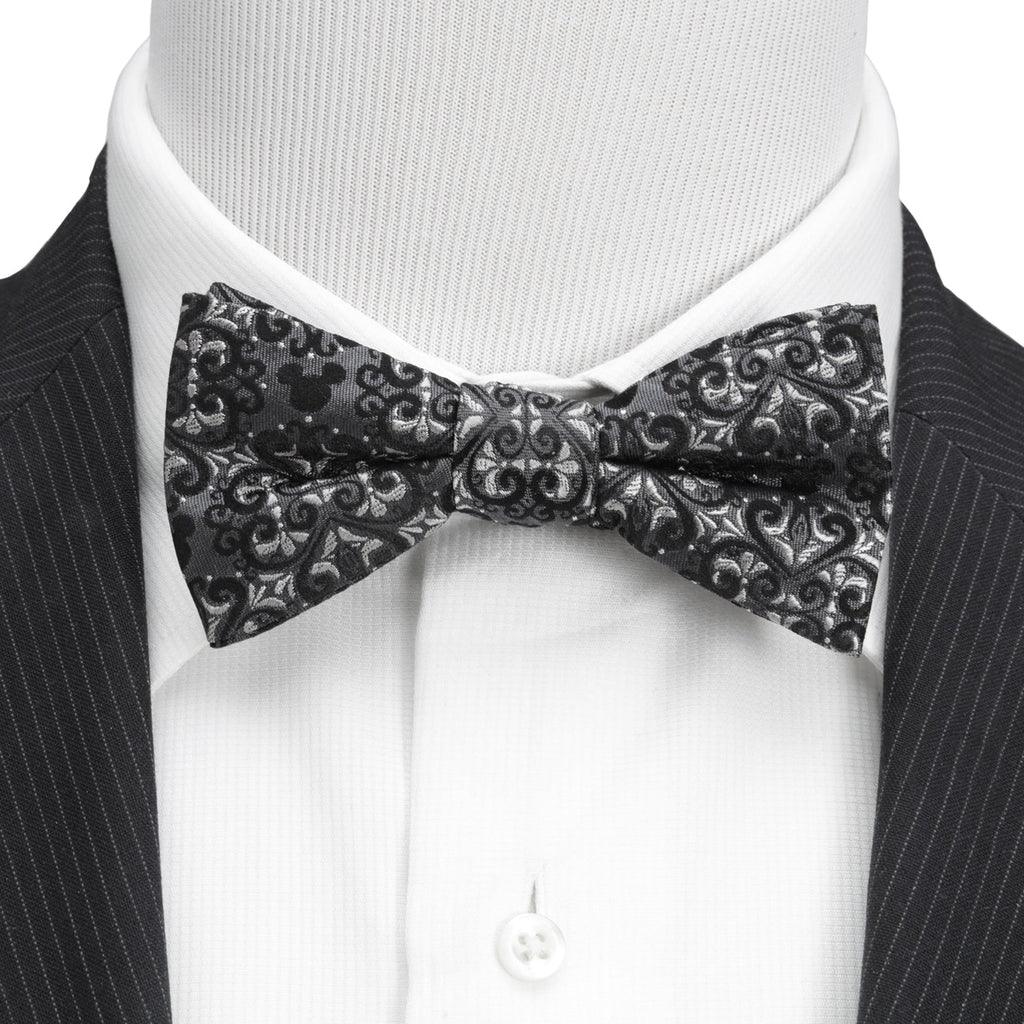 Mickey Mouse Damask Bow Tie and Pocket Square Gift Set - Image 3