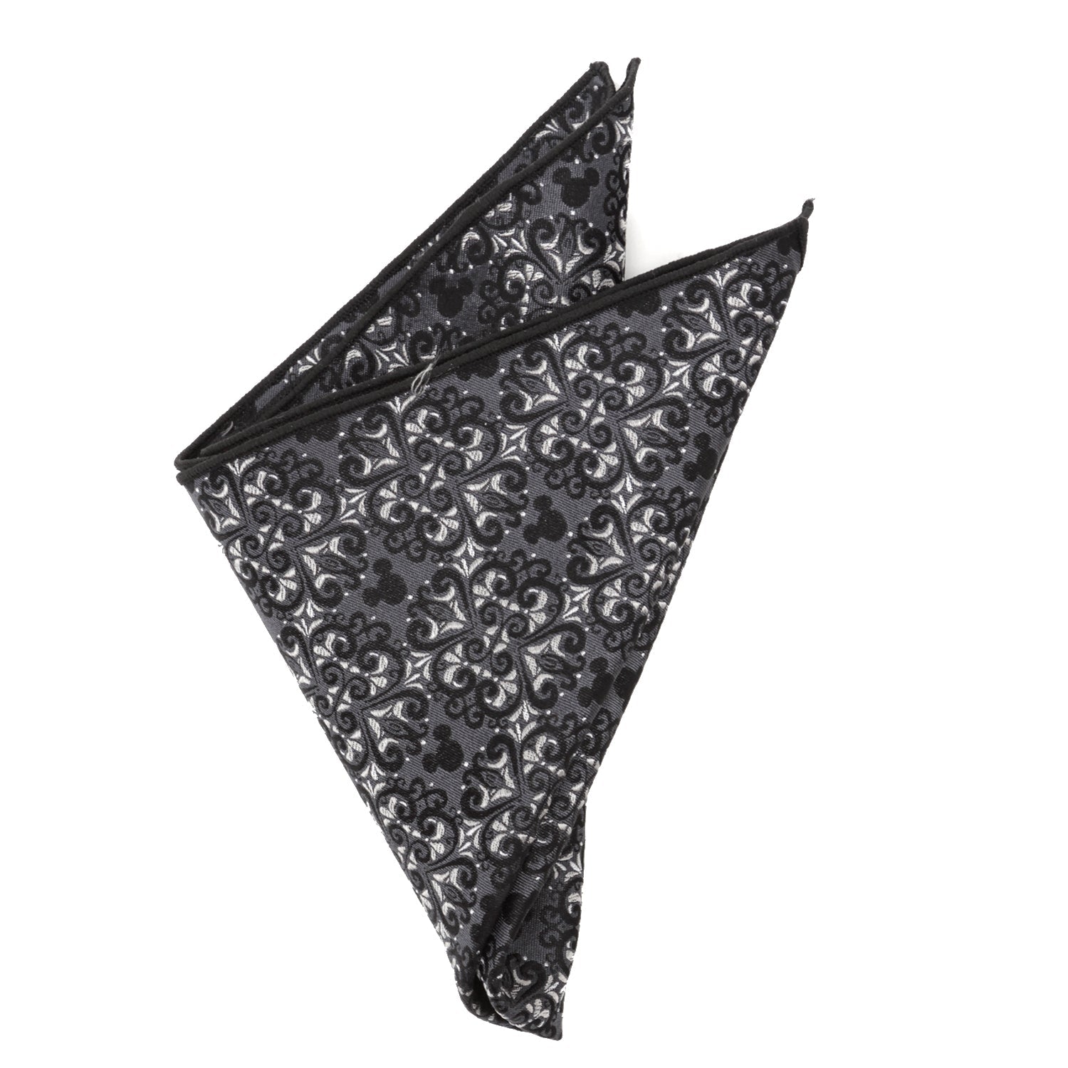 Mickey Mouse Damask Bow Tie and Pocket Square Gift Set - Image 4