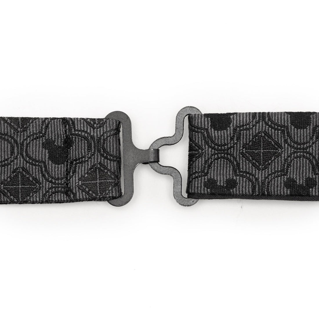 Disney Mickey Mouse Pattern Black Silk Bow Tie - Image 3
