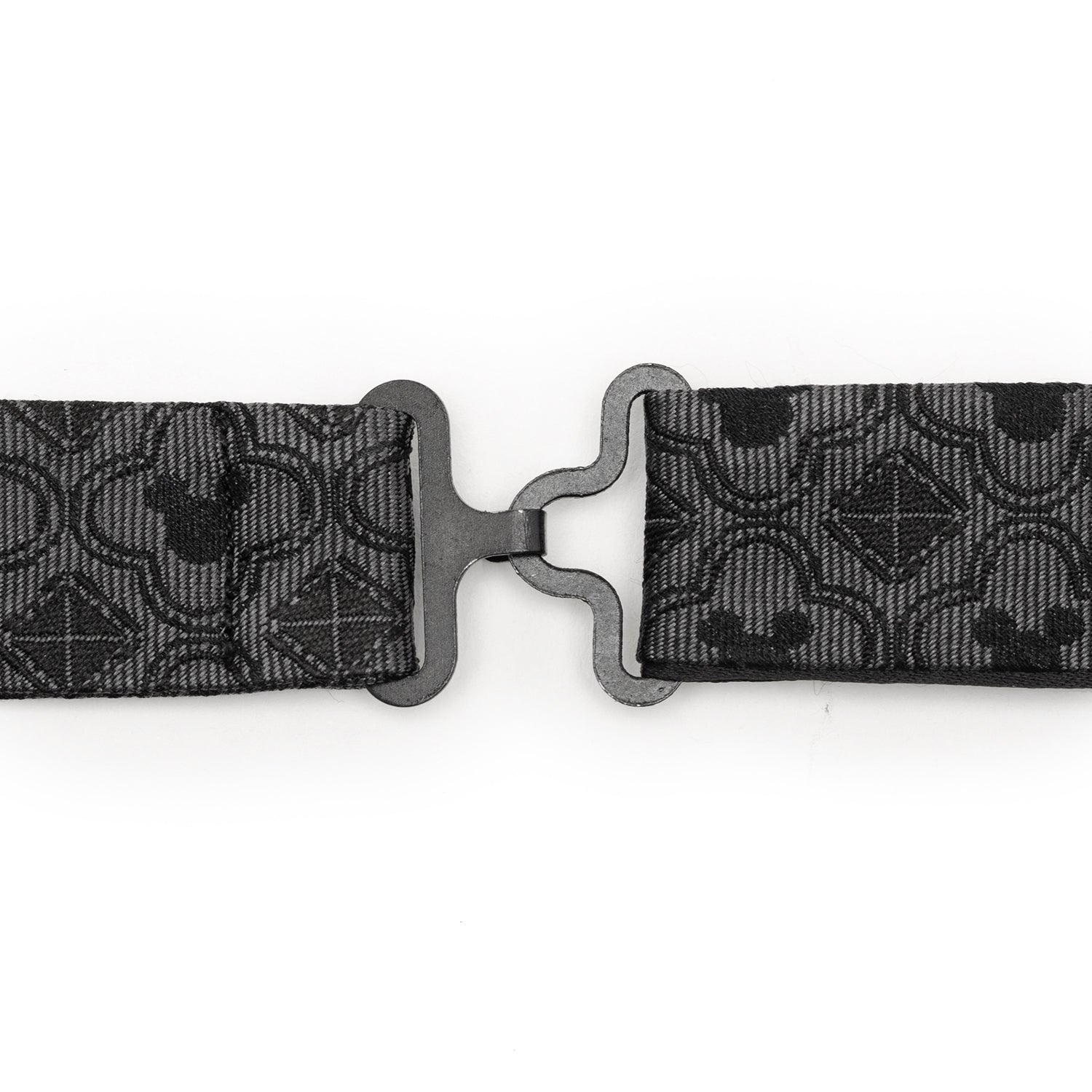 Disney Mickey Mouse Pattern Black Silk Bow Tie - Image 3