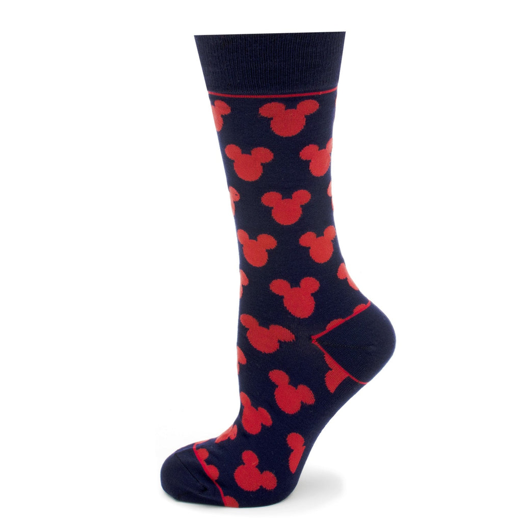 Disney Mickey Mouse Blue Sock and Enamel Lapel Pin Gift Set - Image 2