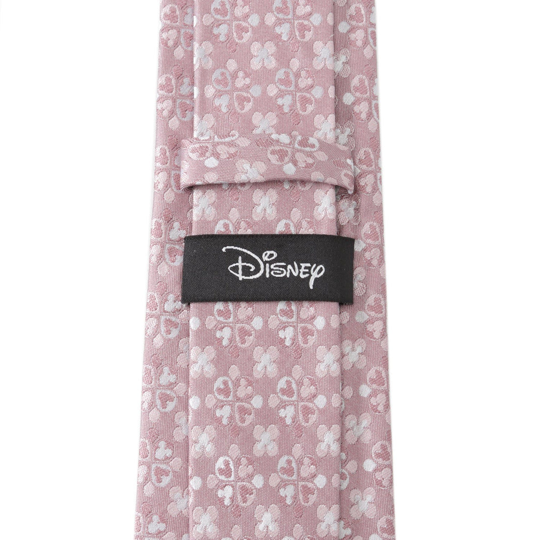 Disney Mickey Mouse Blossom Print Silk Tie in Blush Pink - Image 4
