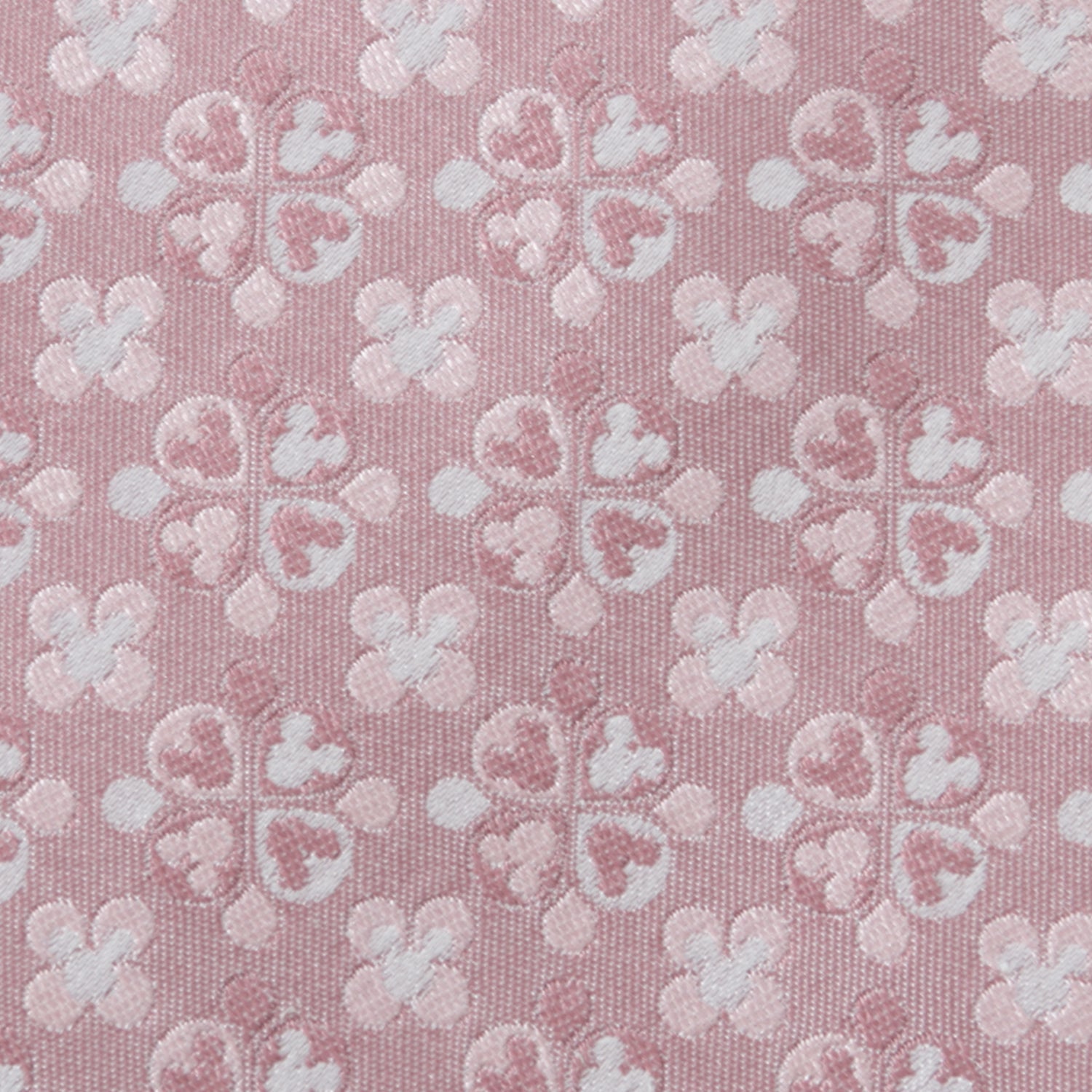Disney Mickey Mouse Blossom Print Silk Tie in Blush Pink - Image 5