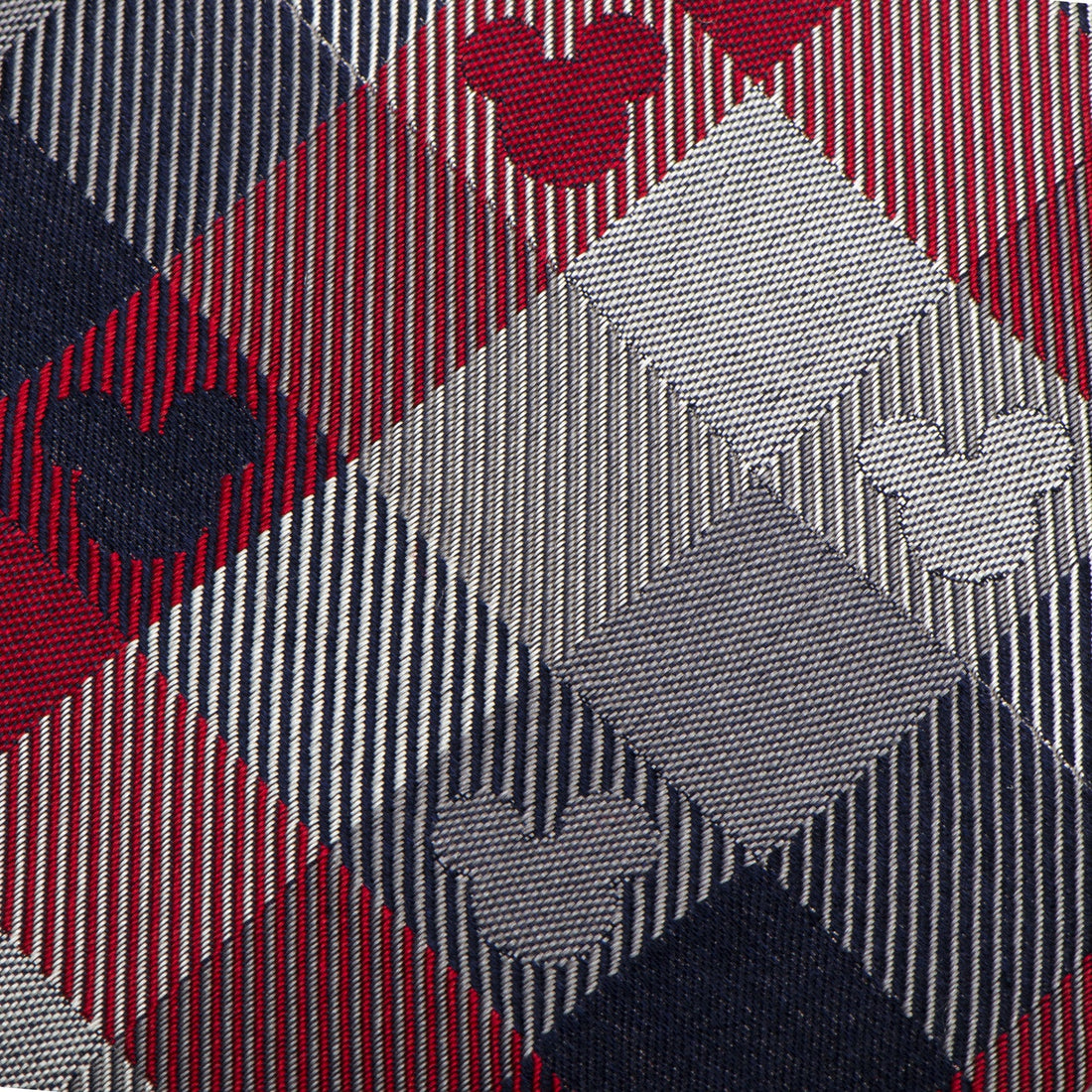 Disney Mickey Mouse Plaid Tie in Red and Blue - Image 5