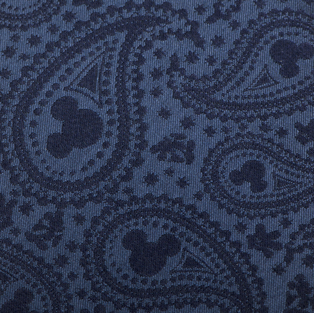 Disney Mickey Mouse Navy Paisley Silk Men's Necktie - Image 5