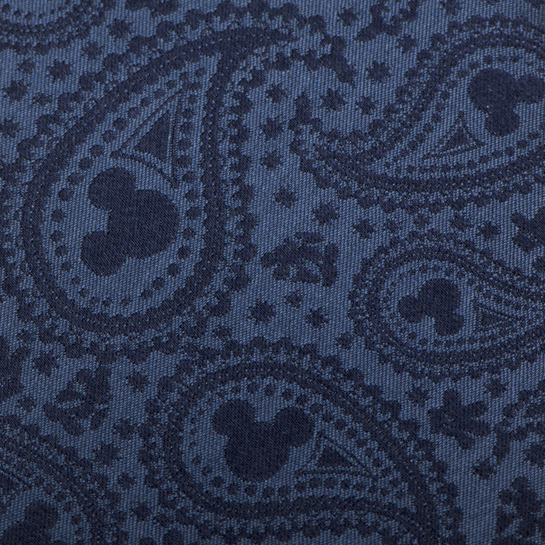 Disney Mickey Mouse Navy Paisley Silk Men's Necktie - Image 5